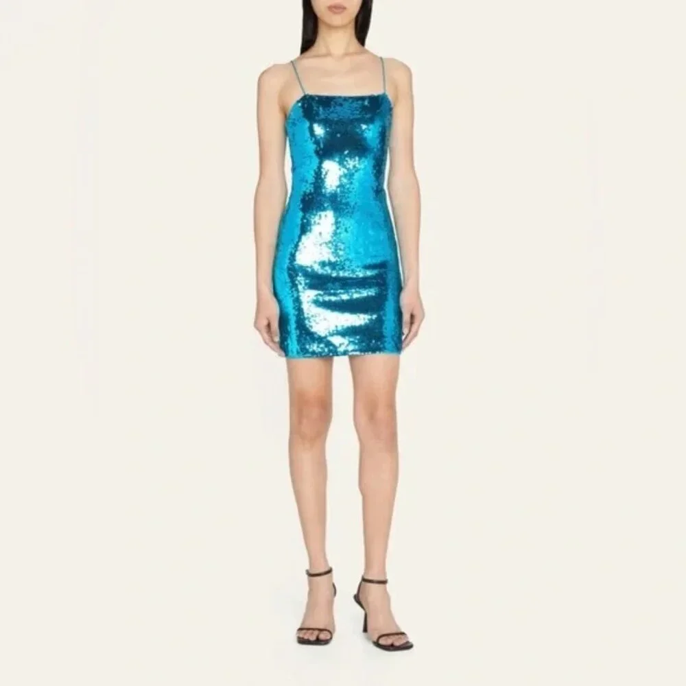 Alice and Olivia Nelle Mini Dress Size 4 - See Detailed Pictures - Picture 2 of 16